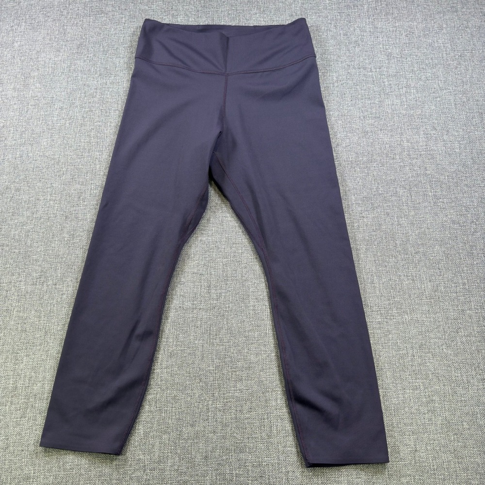 Nike Dri-FIT Womens Purple Mid Rise 7/8 Leggings AT3100-573 Medium